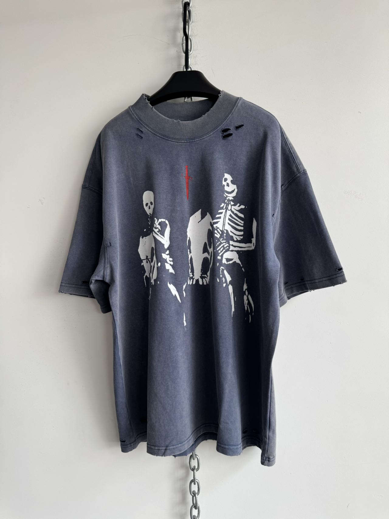 Heavy Damage Washed Wide Edge T-Shirt