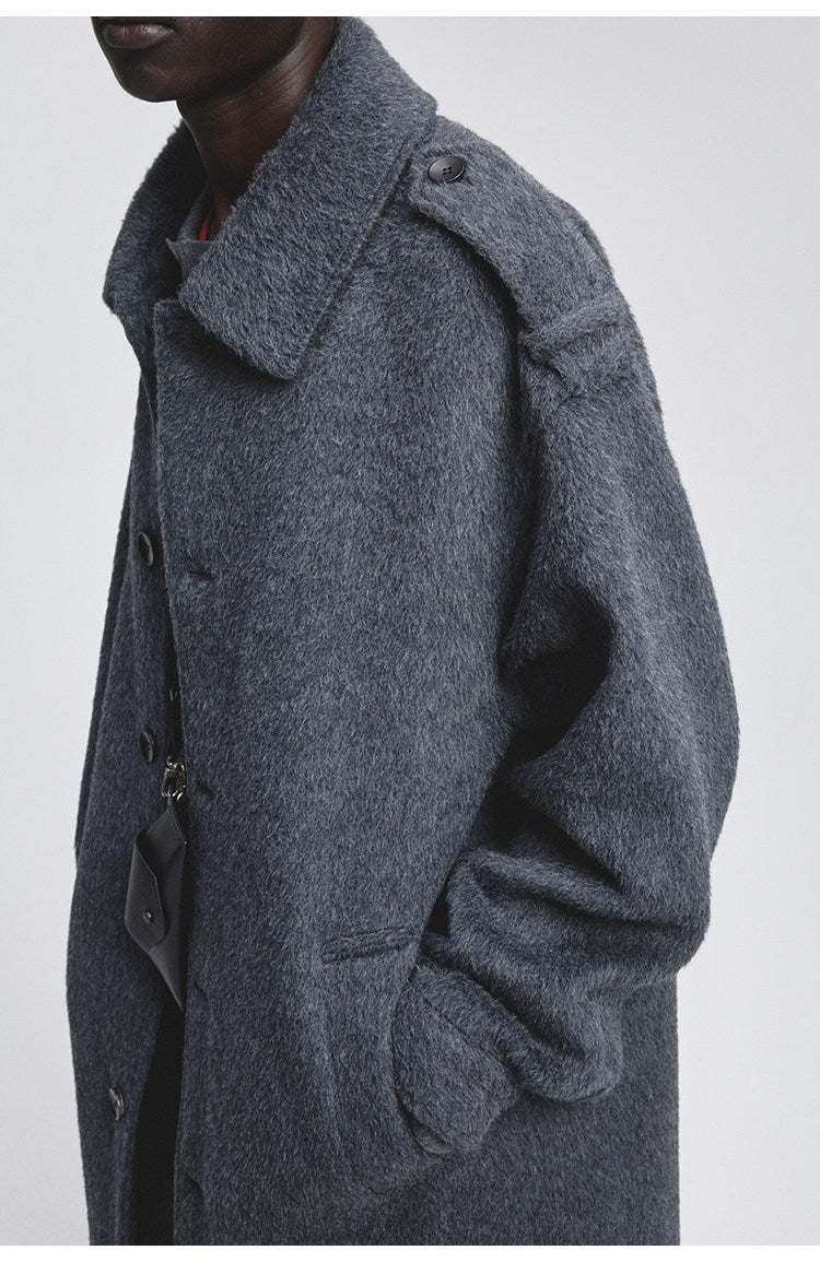 Single-faced Wool Coat