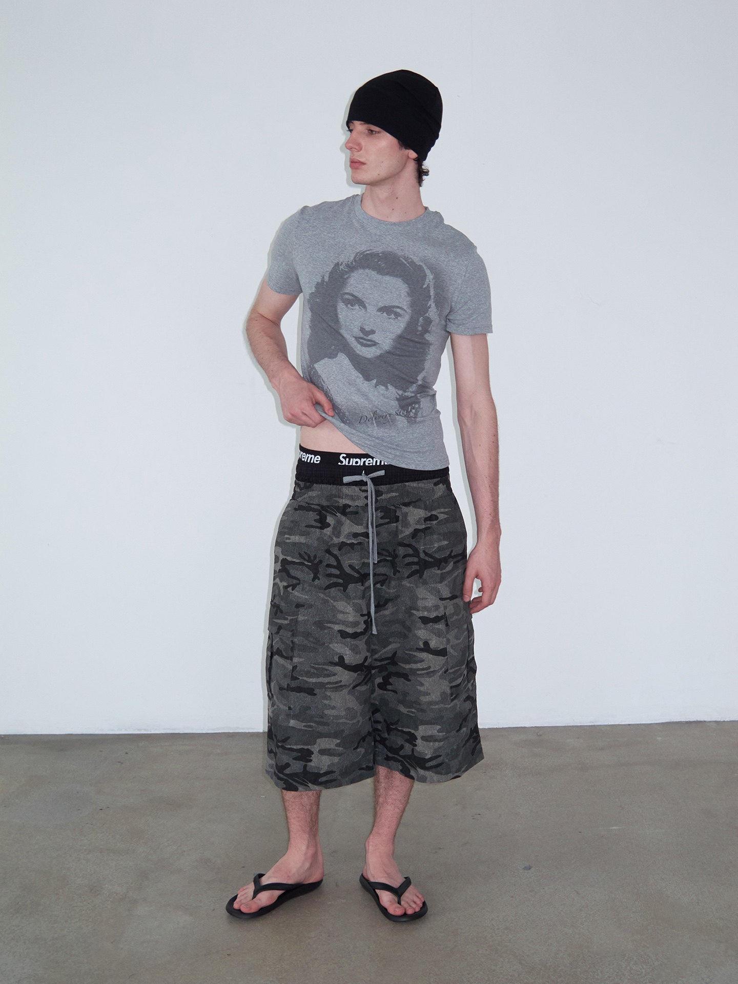 Vintage Portrait Print T-Shirt
