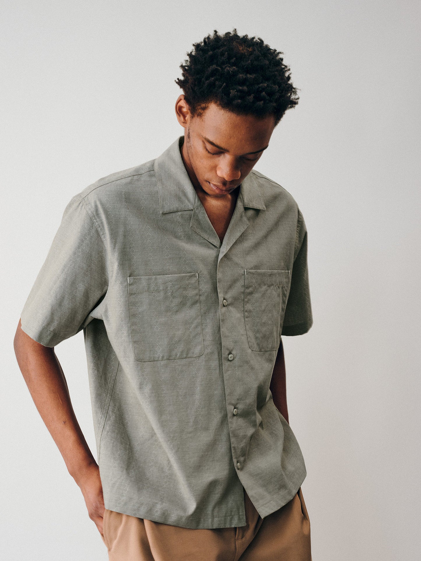 Hemp Cuban Collar Shirt