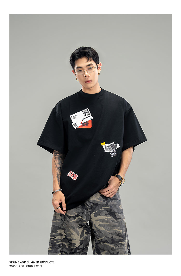 Trendy Round Neck T-Shirt