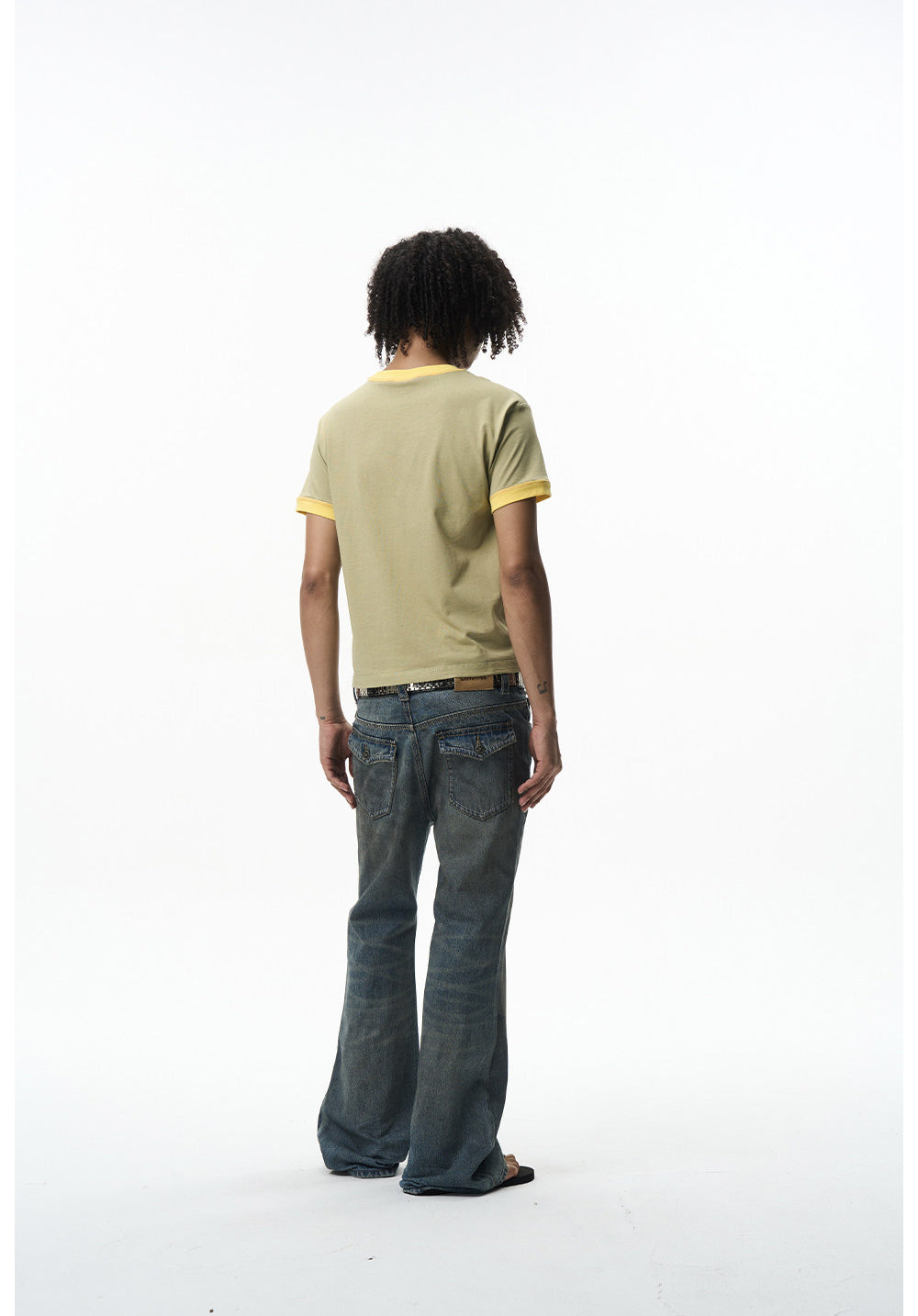 Vintage Embroidered Crew-Neck T-Shirt