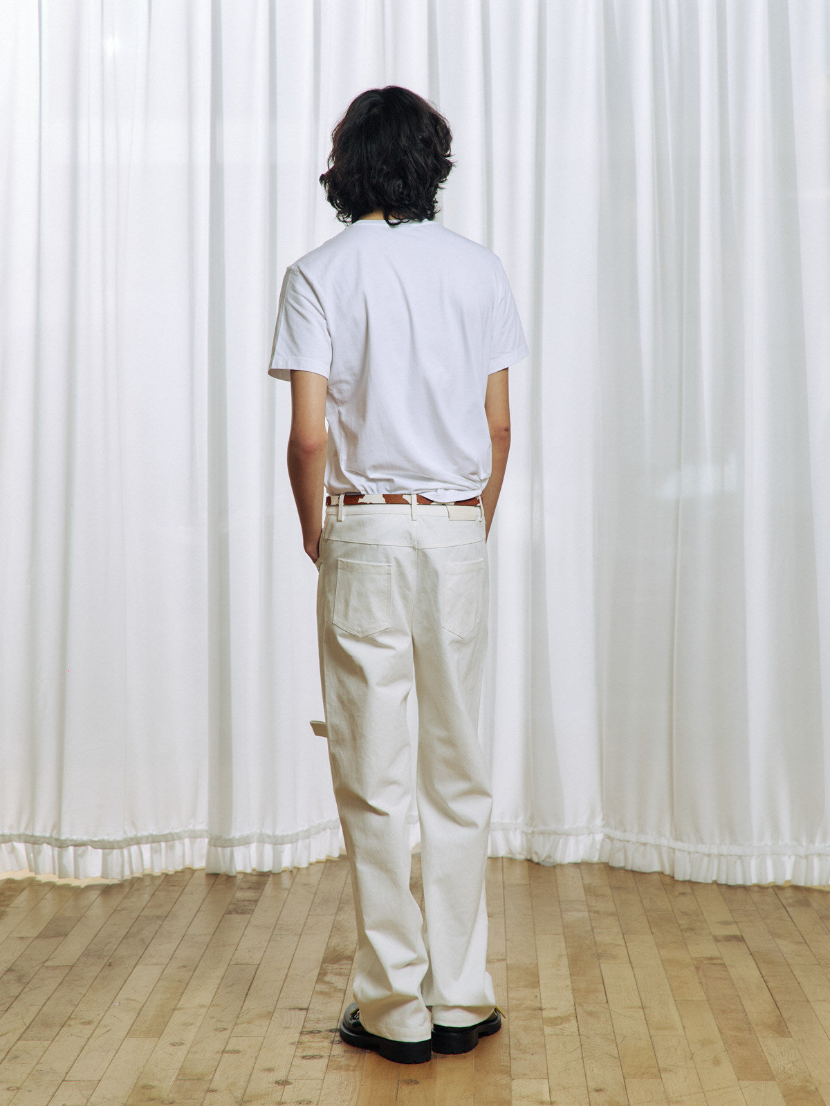 Rhinestone Stud Casual Pants