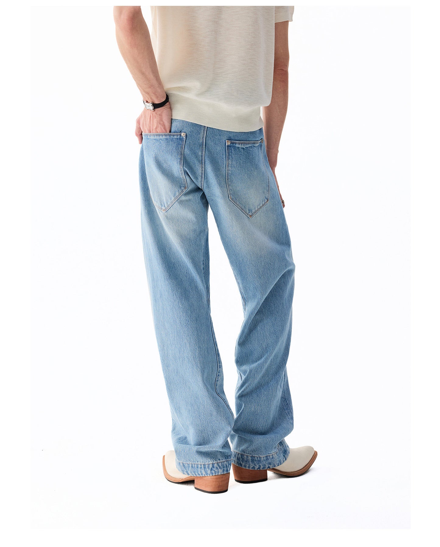 Vintage Washed Blade Jeans