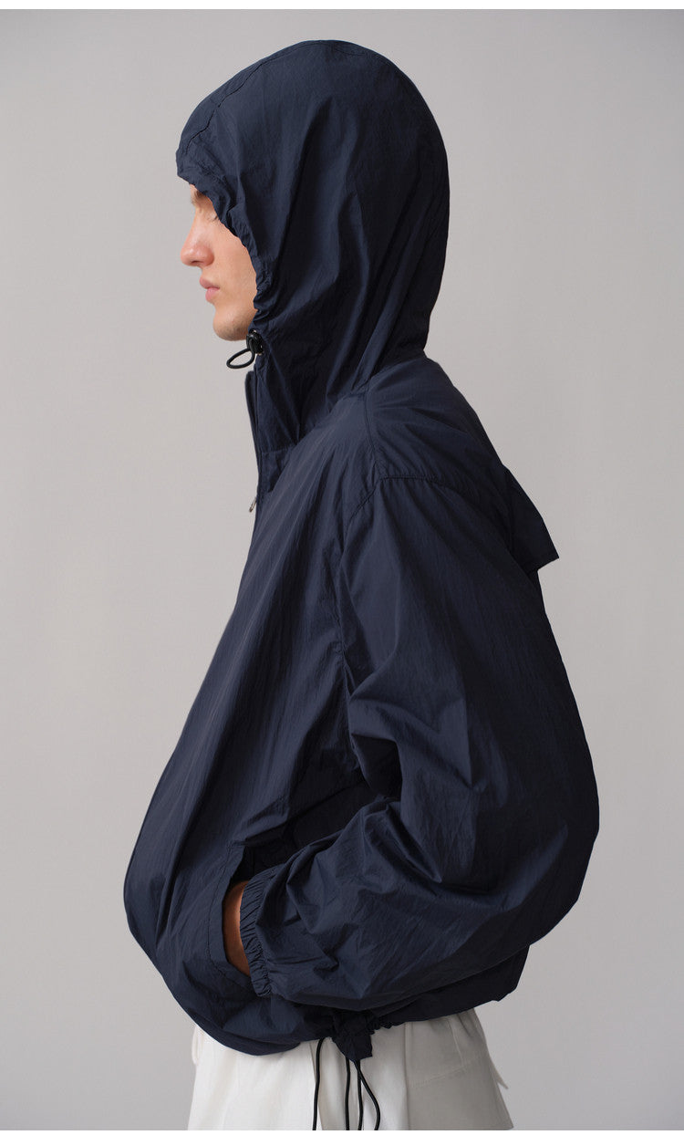 Lightweight, Wind-Resistant Casual Jacket with Hood