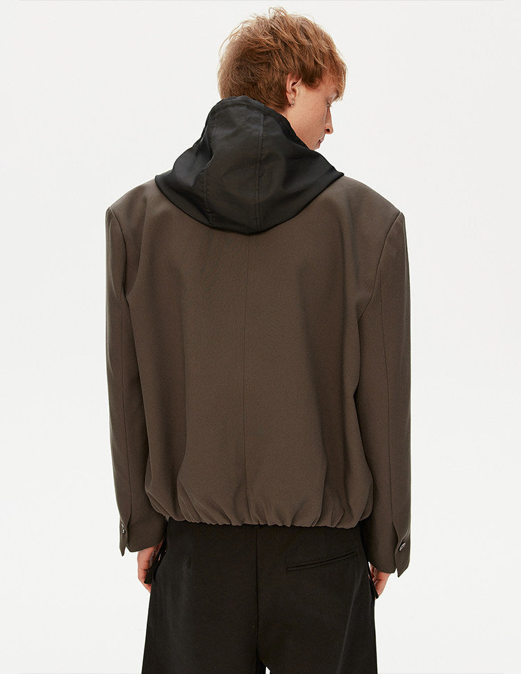 Jacket with detachable hood