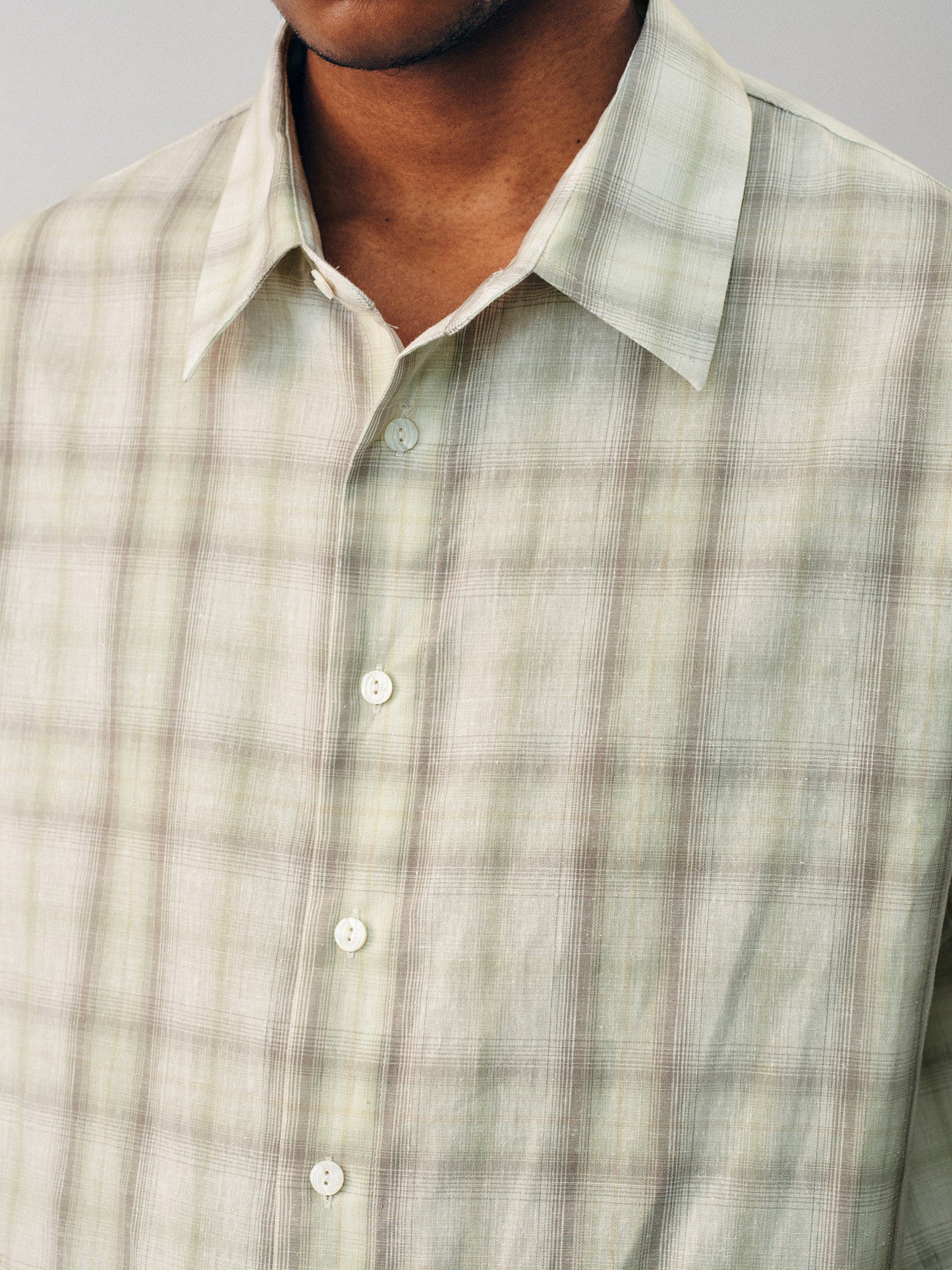 Gradient Check Shirt