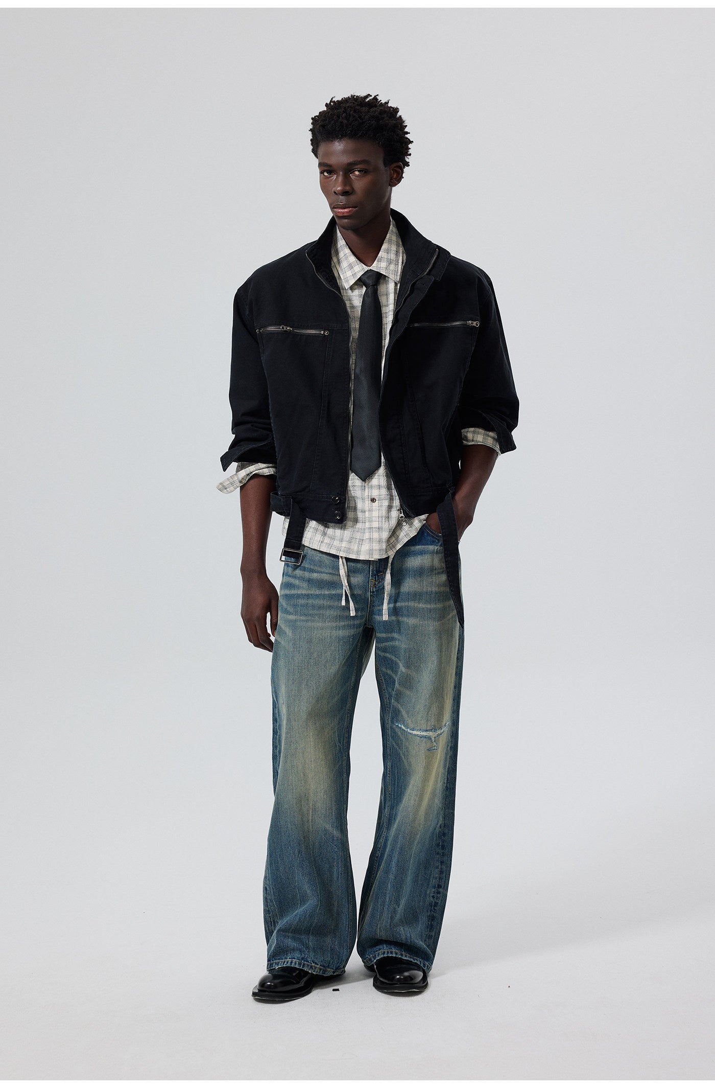 Stand Collar Harrington Jacket