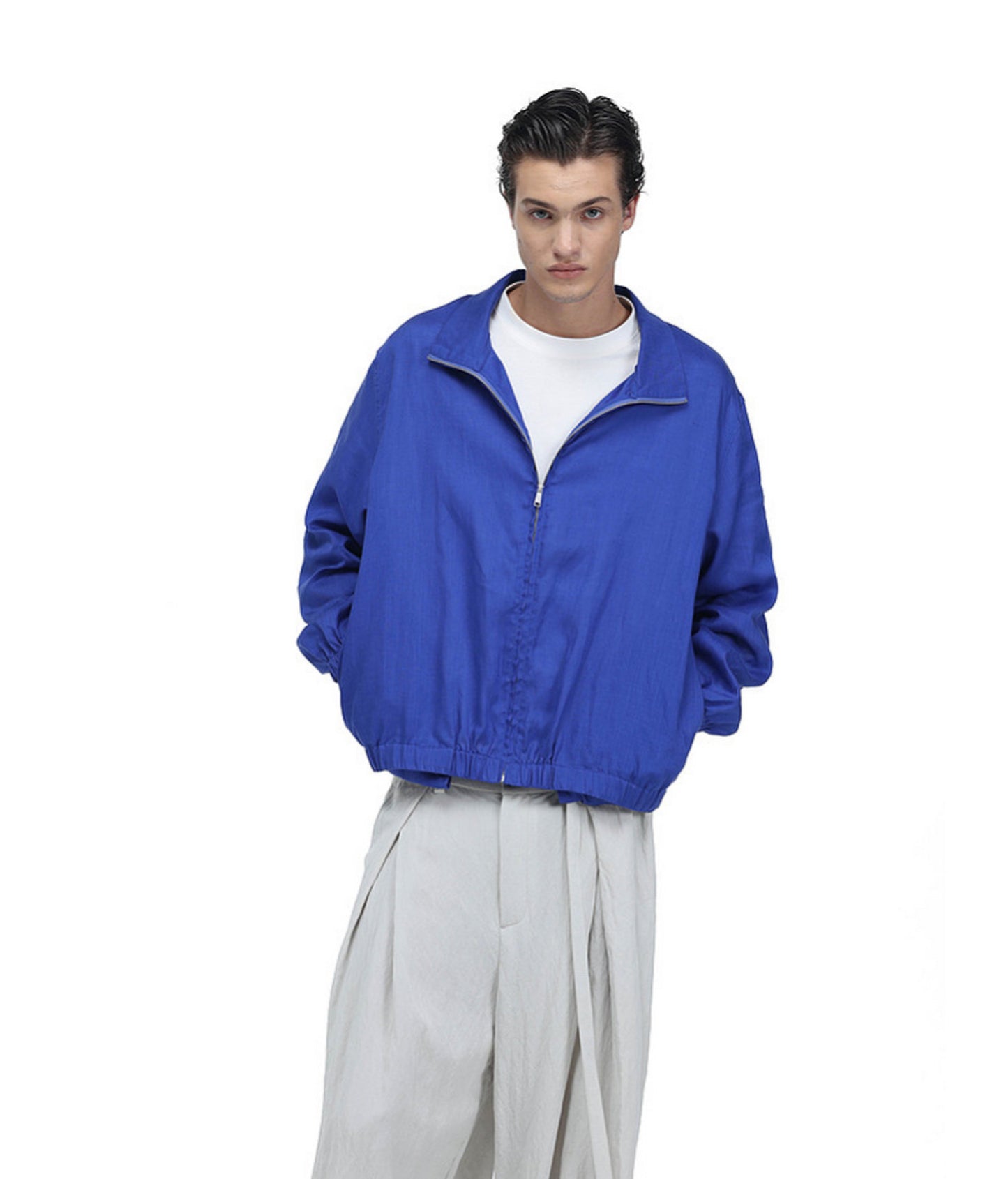 Lightweight Stand-Collar Casual Jacket