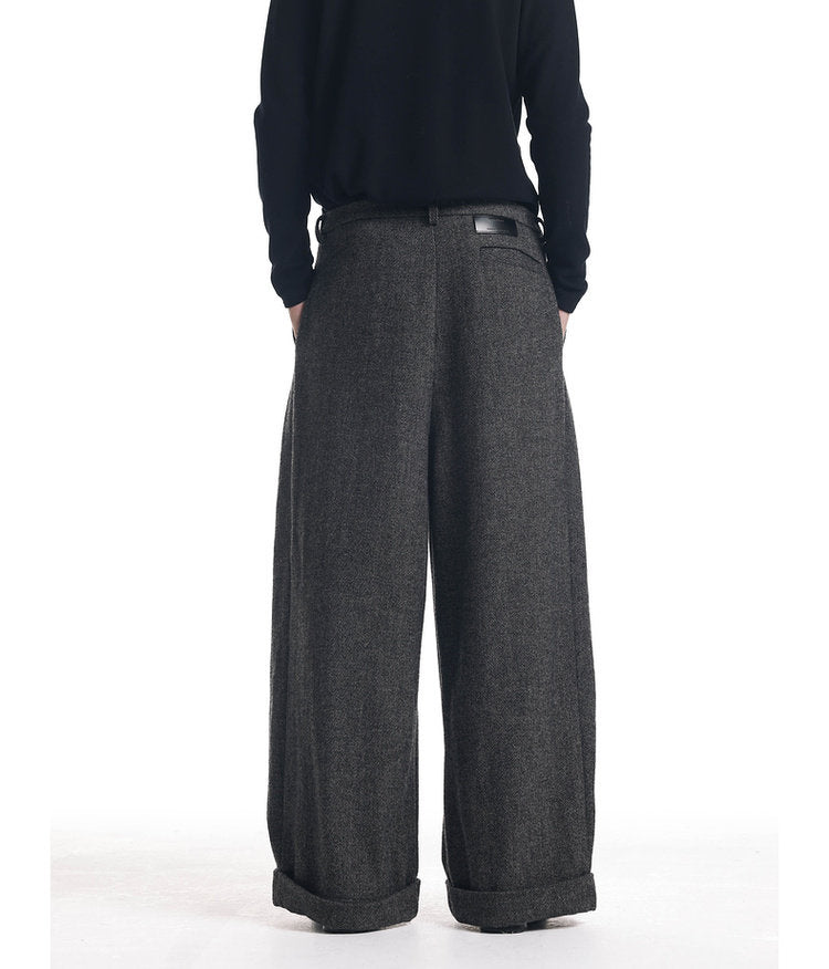 Wide Leg Loose Fit Casual Pants