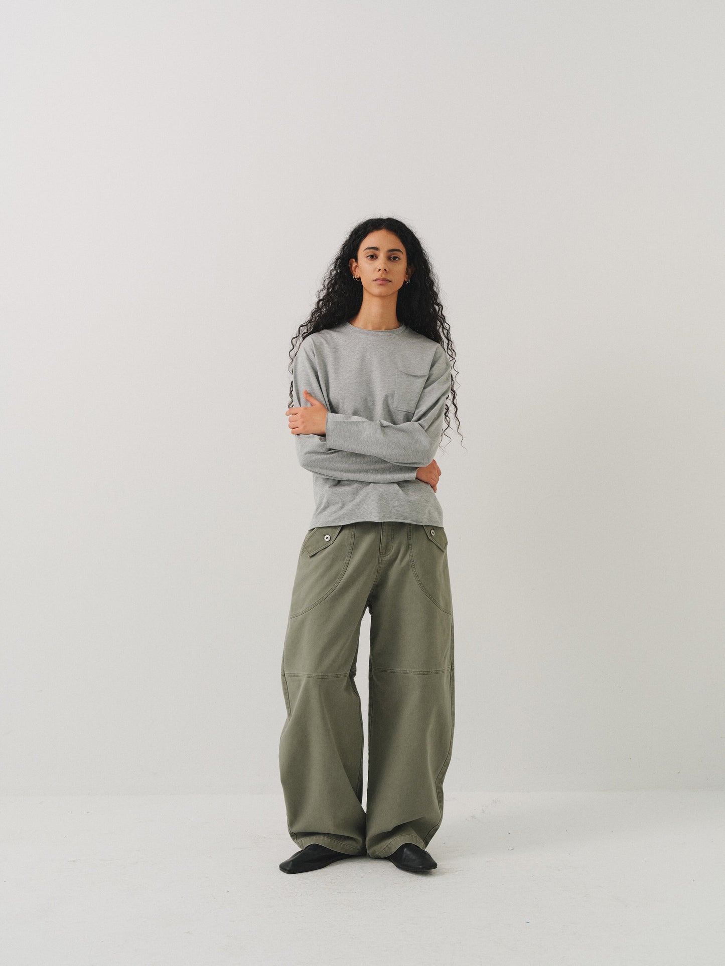 Rolled Hem All-Purpose T-Shirt