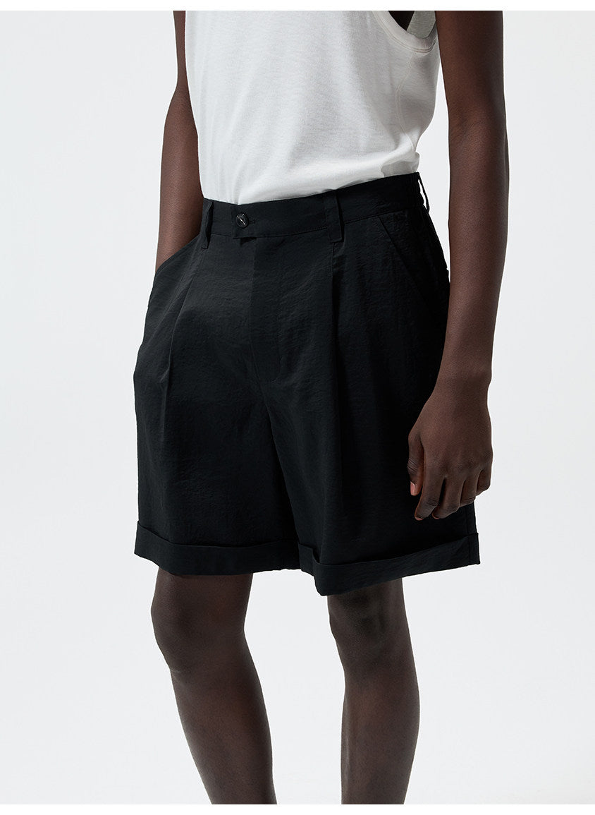 Casual Pants with a Partial Elastic Waistband