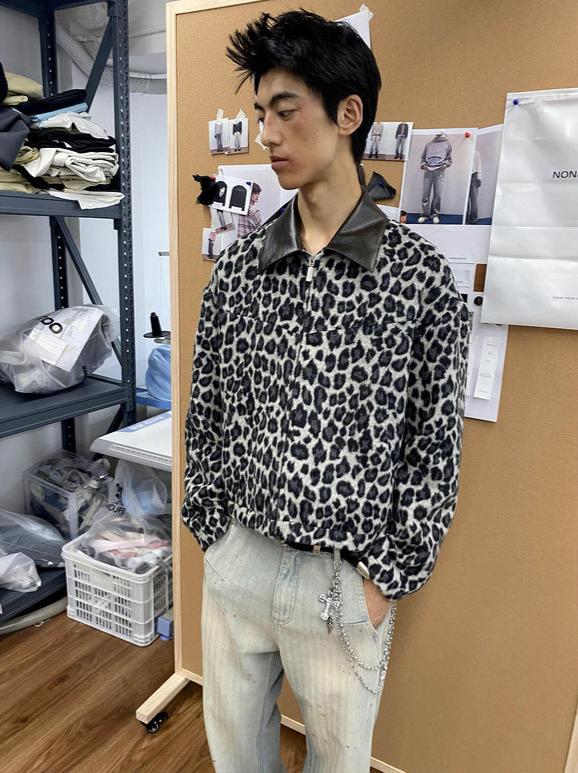 Animal World Leopard-Print Jacket