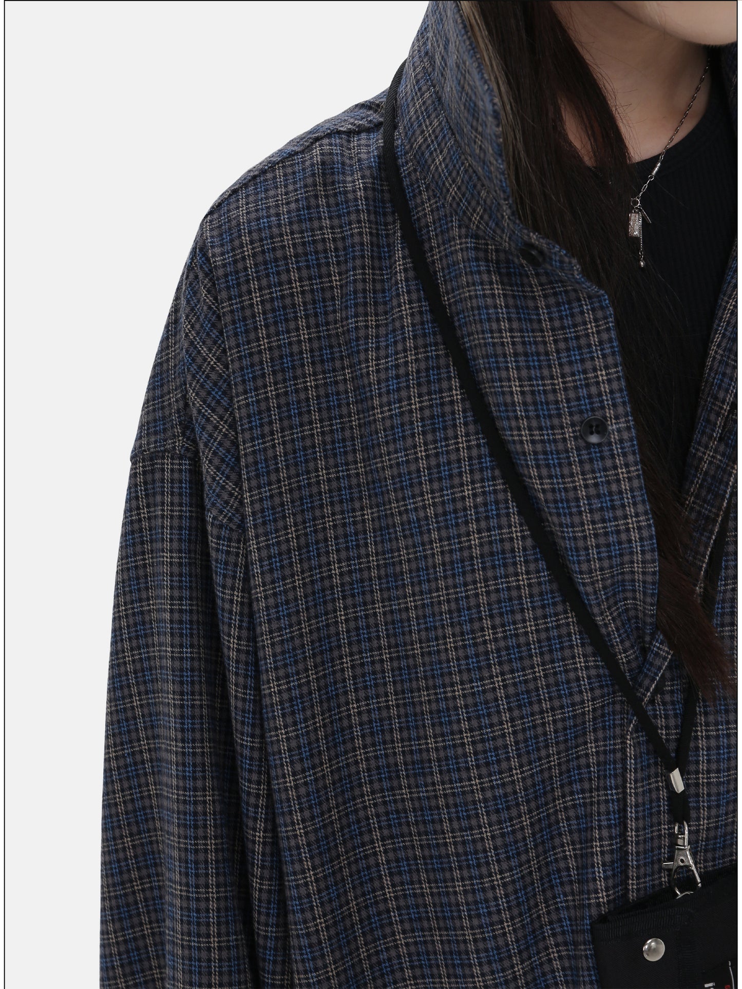 Loose Casual Check Shirt