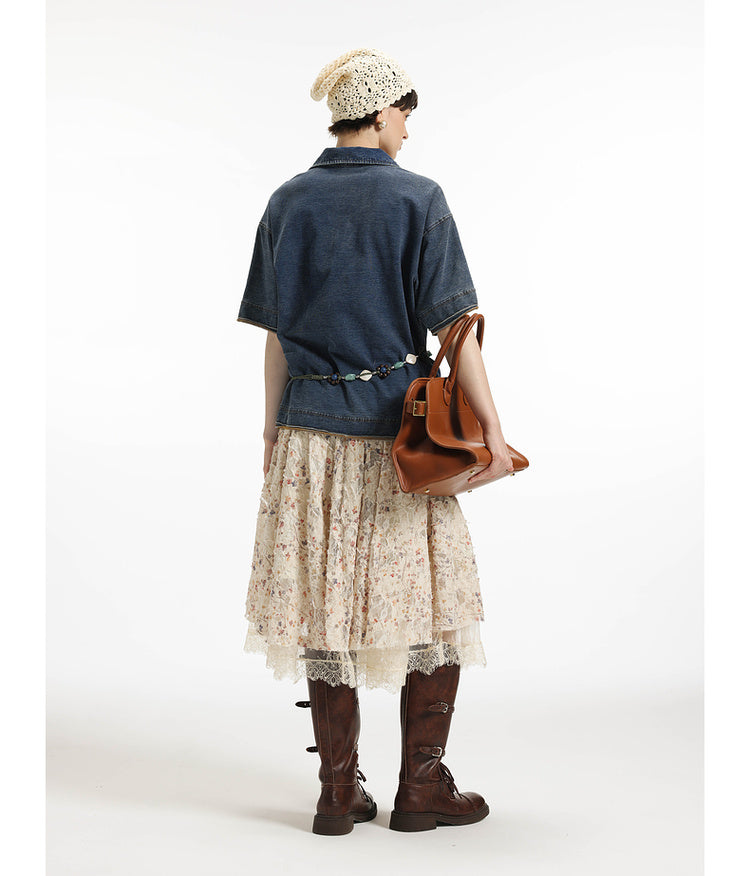 Retro Damage Wash Polo Shirt