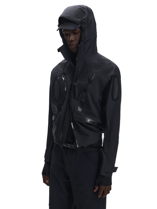 Hooded Punch Jacket