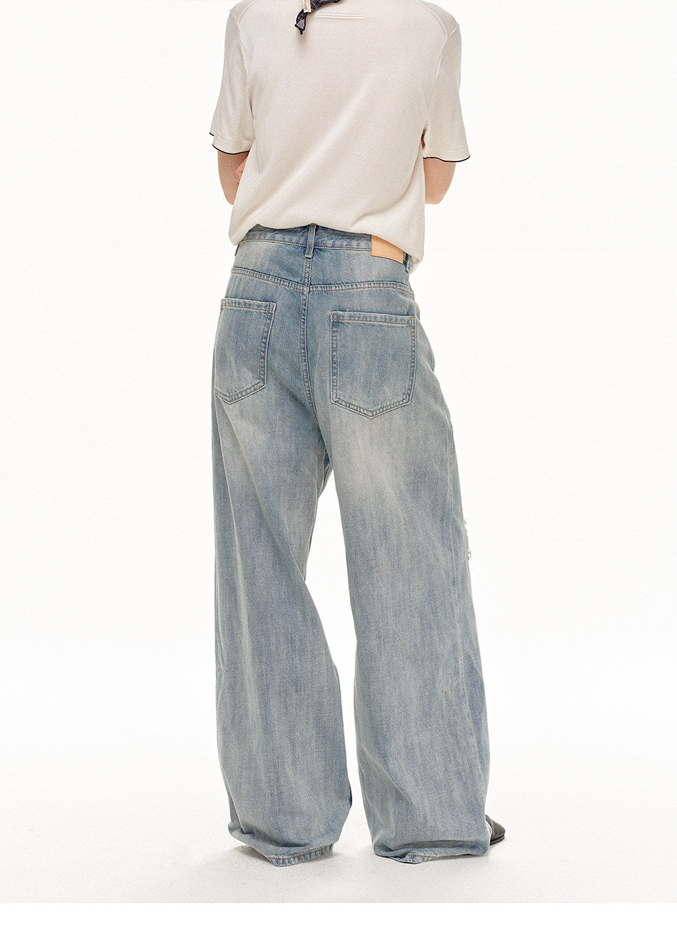 Unisex Loose Straight-Fit Jeans