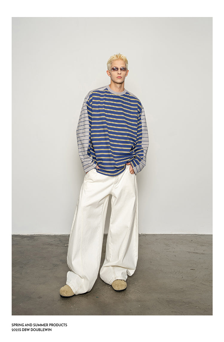 Contrast Stripe T-Shirt