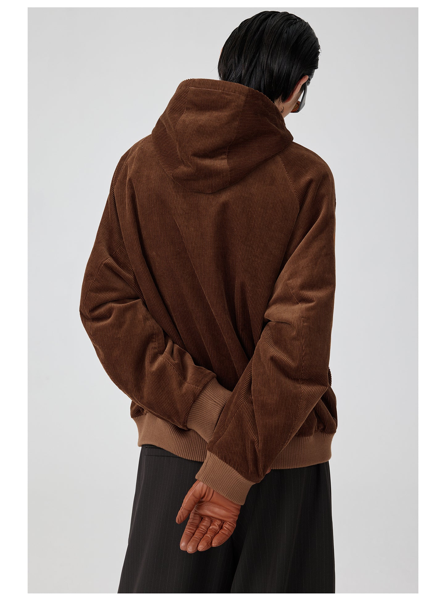 Corduroy Hooded Jacket