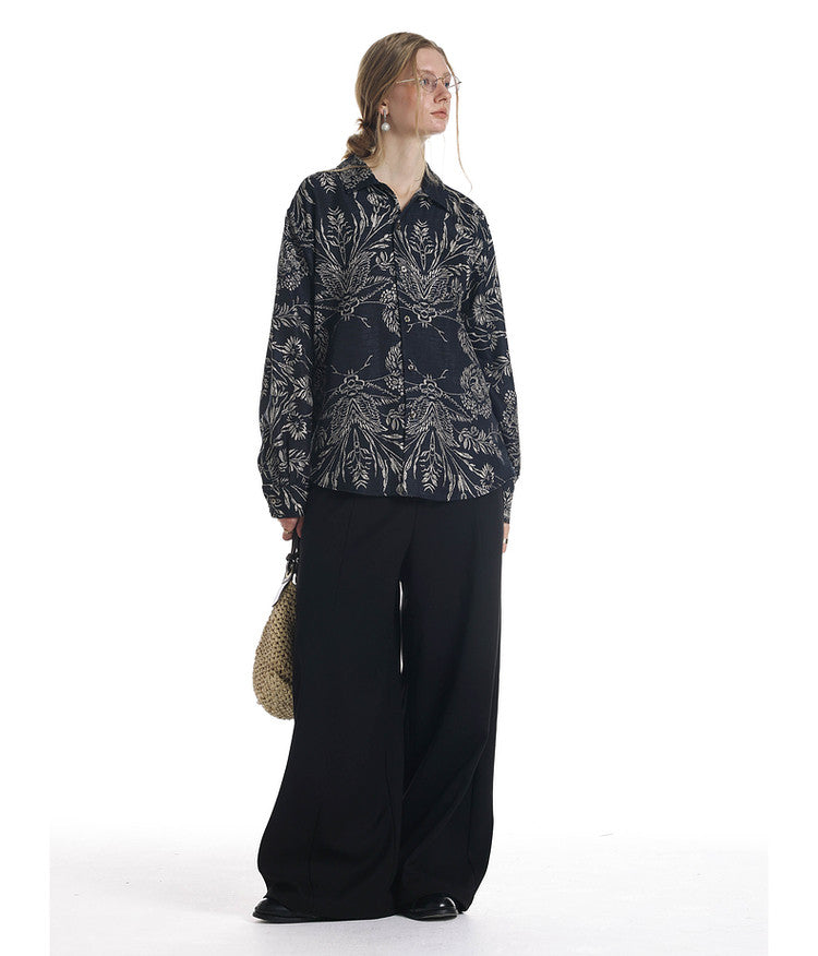 Loose-Fit Floral Shirt
