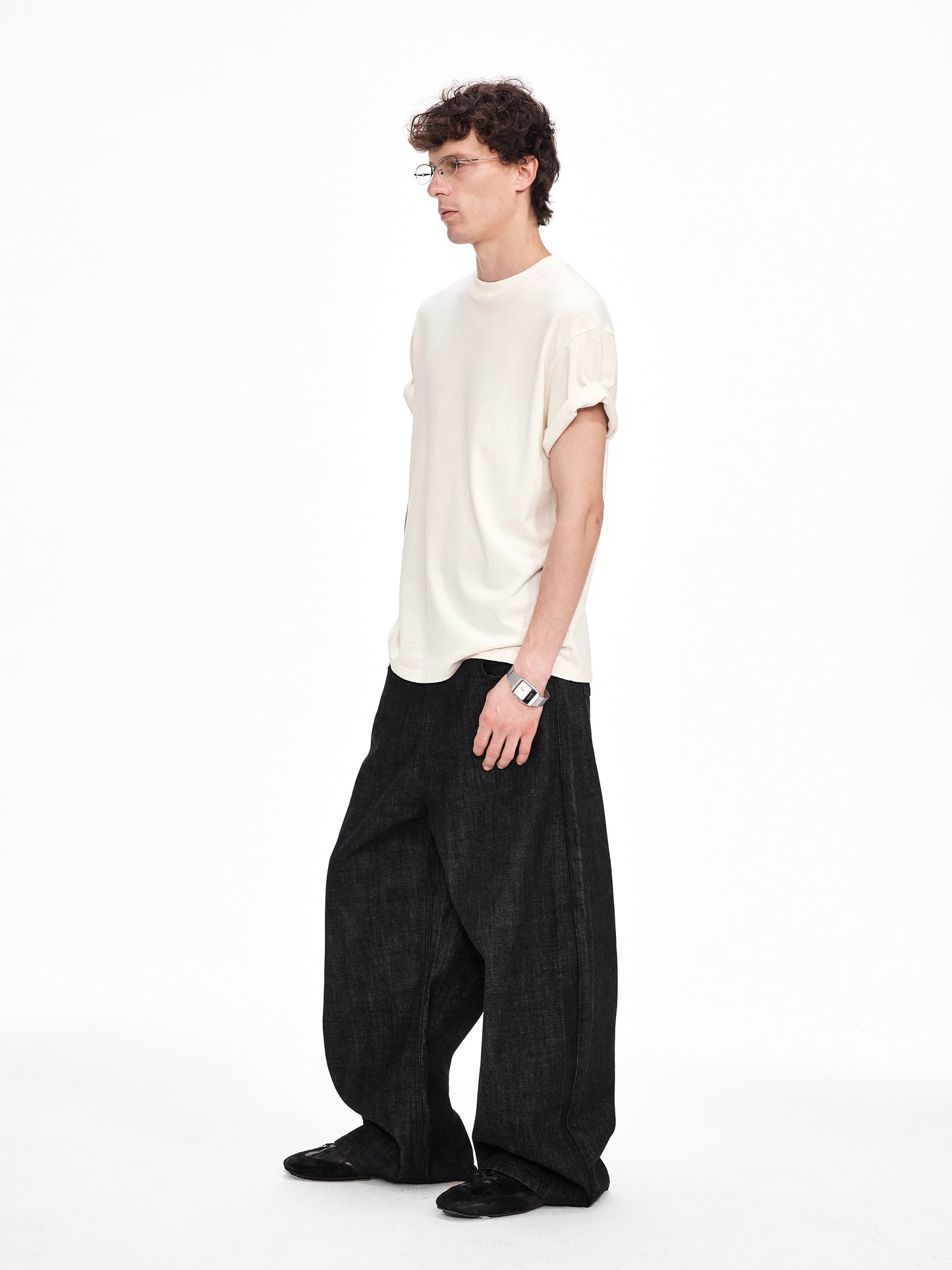 Silk Loose-Fit T-Shirt