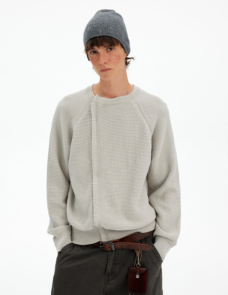 Patchwork Crewneck Sweater