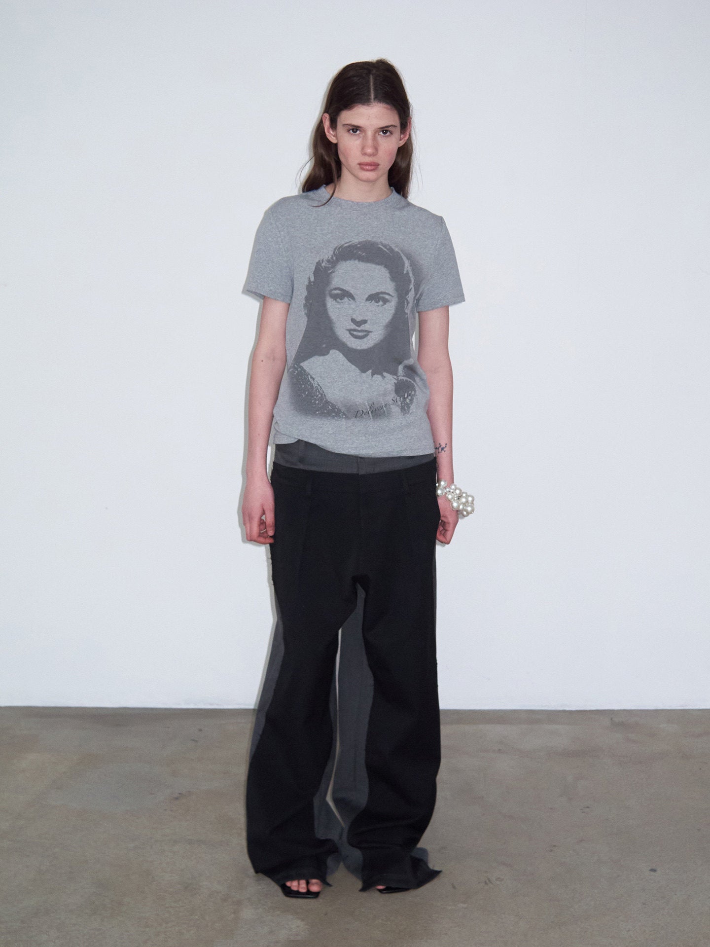 Vintage Portrait Print T-Shirt