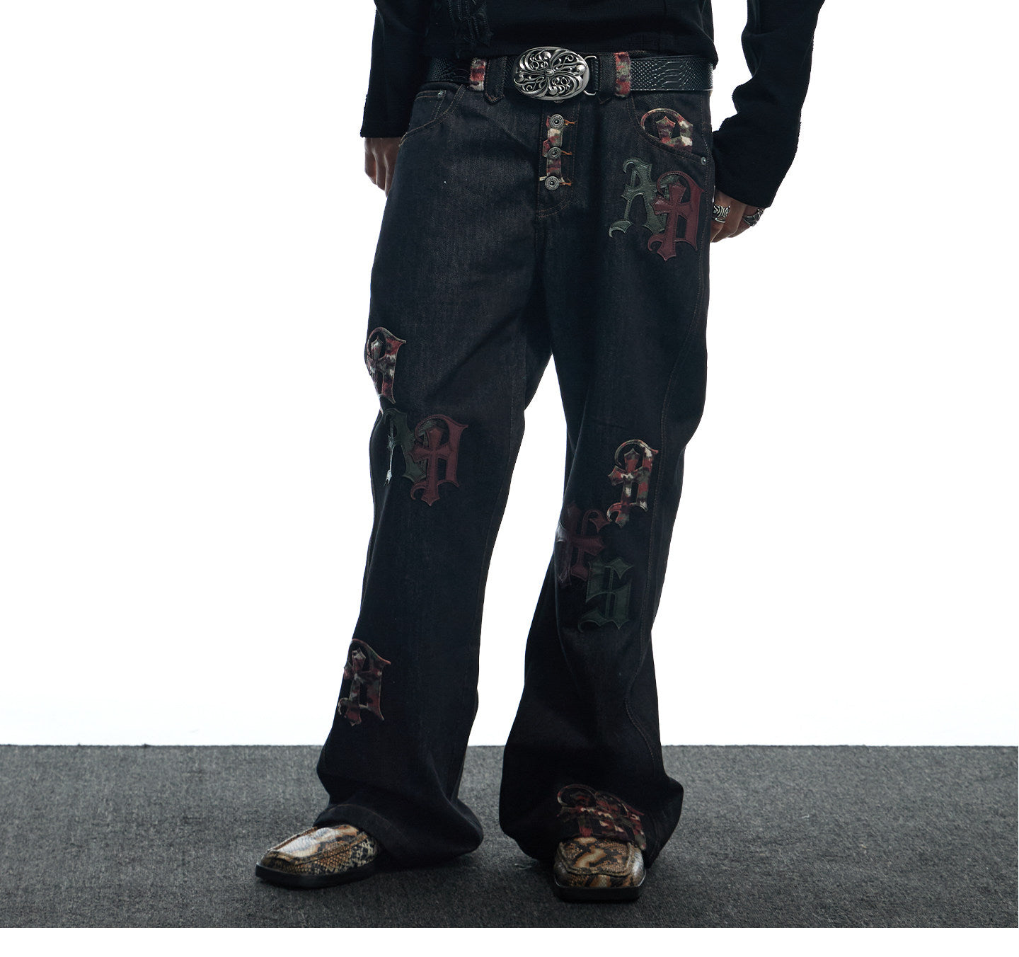 Patchwork Casual Jeans