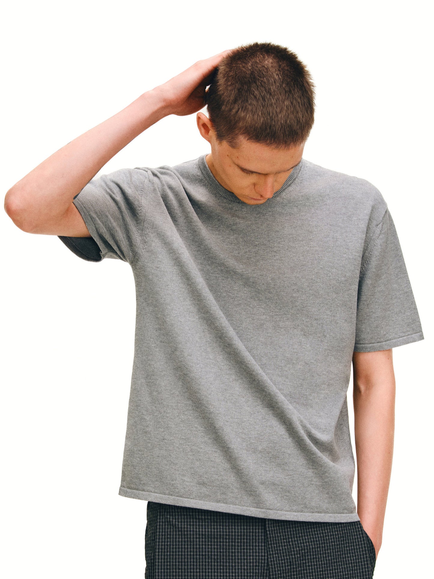 Cotton-Mulberry Silk T-Shirt