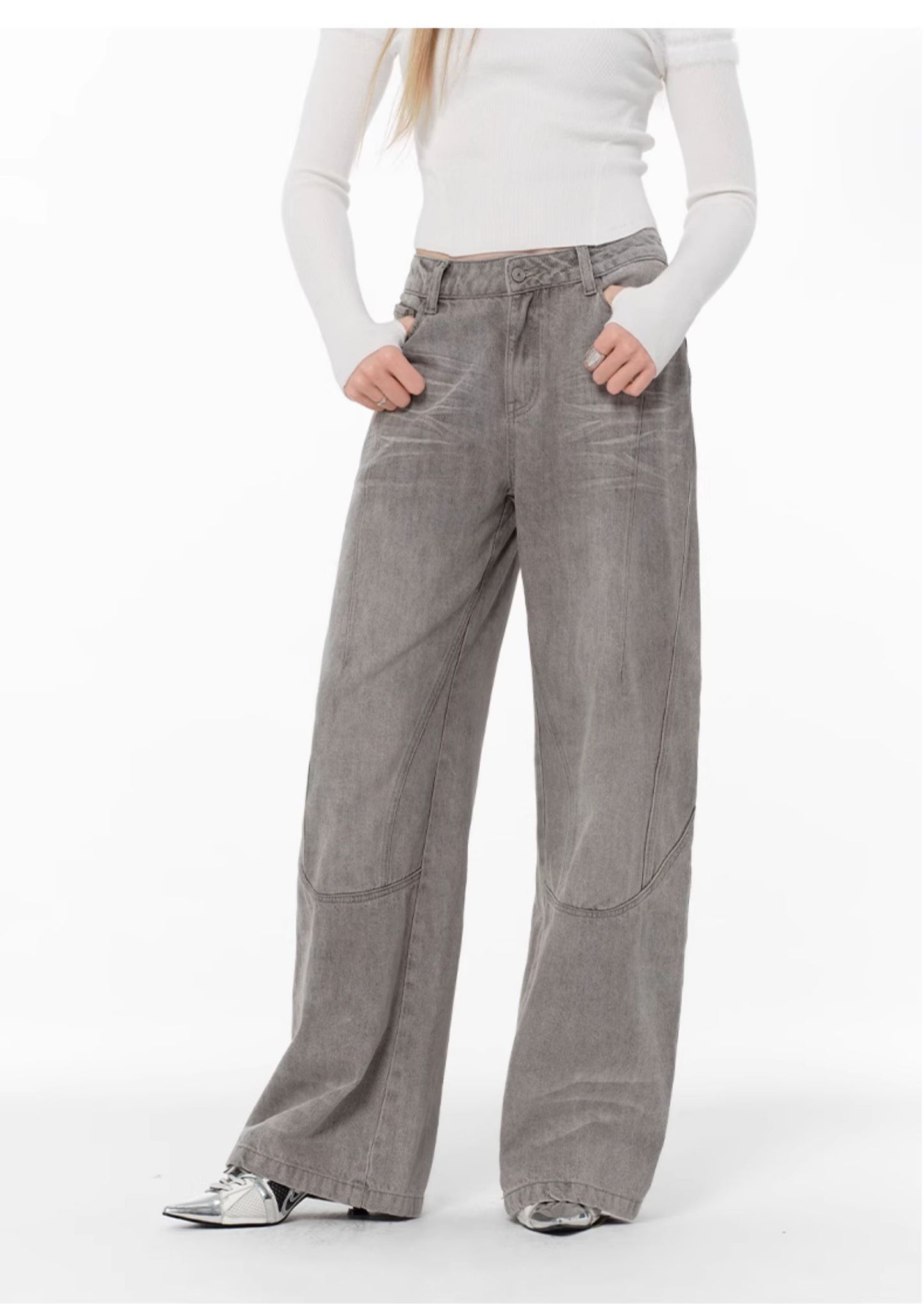 Retro beautiful wide leg jeans