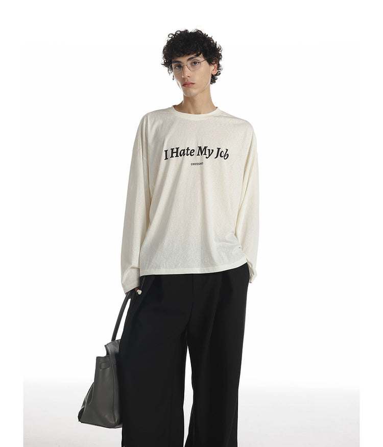 Slogan Print T-Shirt