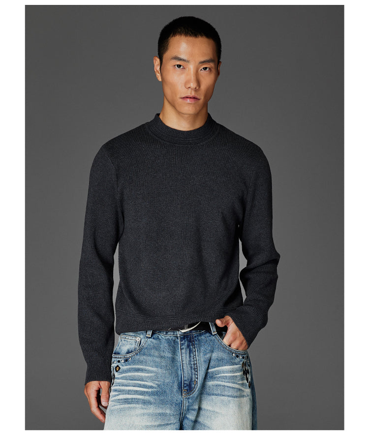 Half-High Collar Sweater