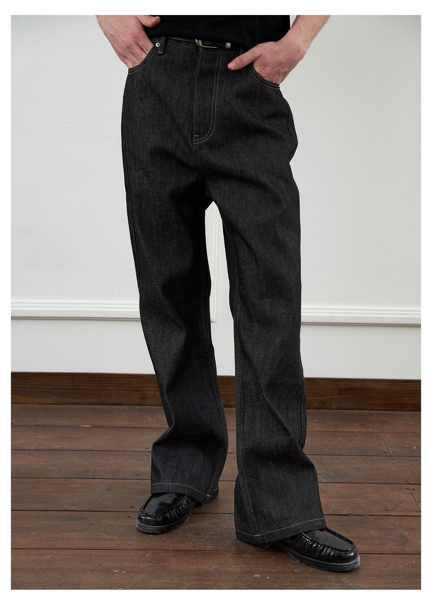 Pure Cotton Denim Pants