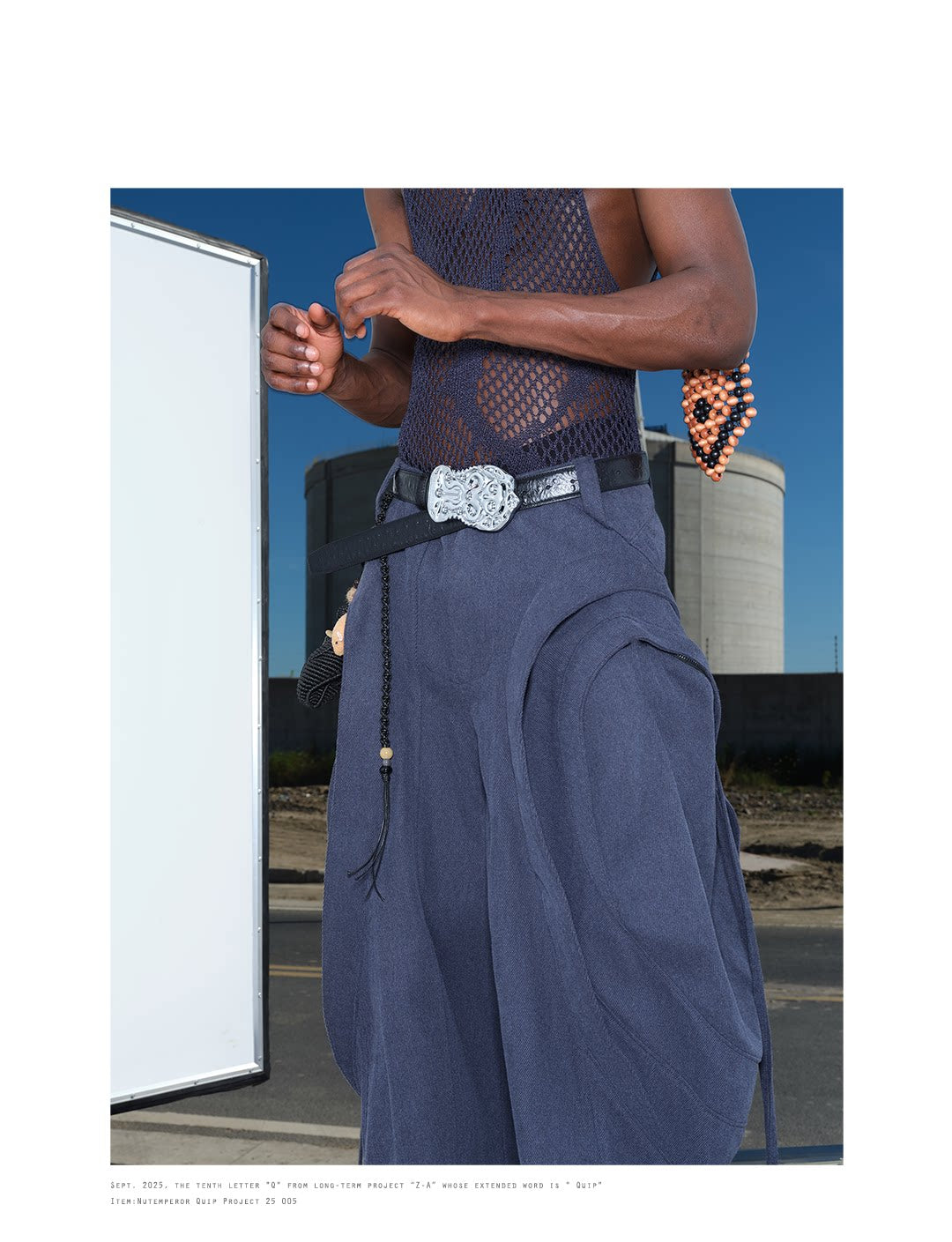 Irregular Cut Wide Leg Pants