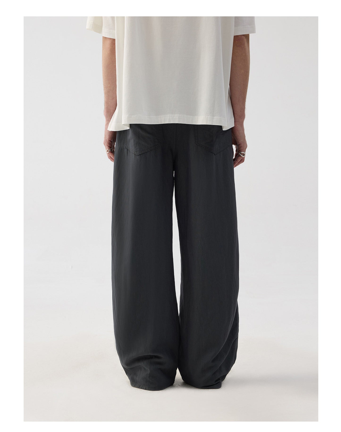 Drawstring Relaxed Casual Pants