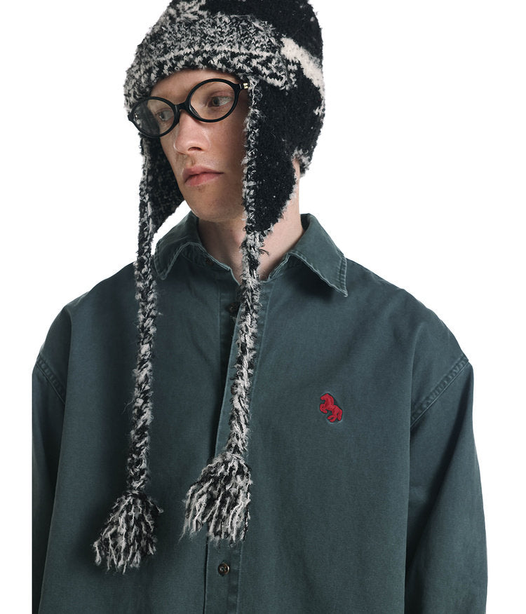 Vintage-Style Brushed Shirt