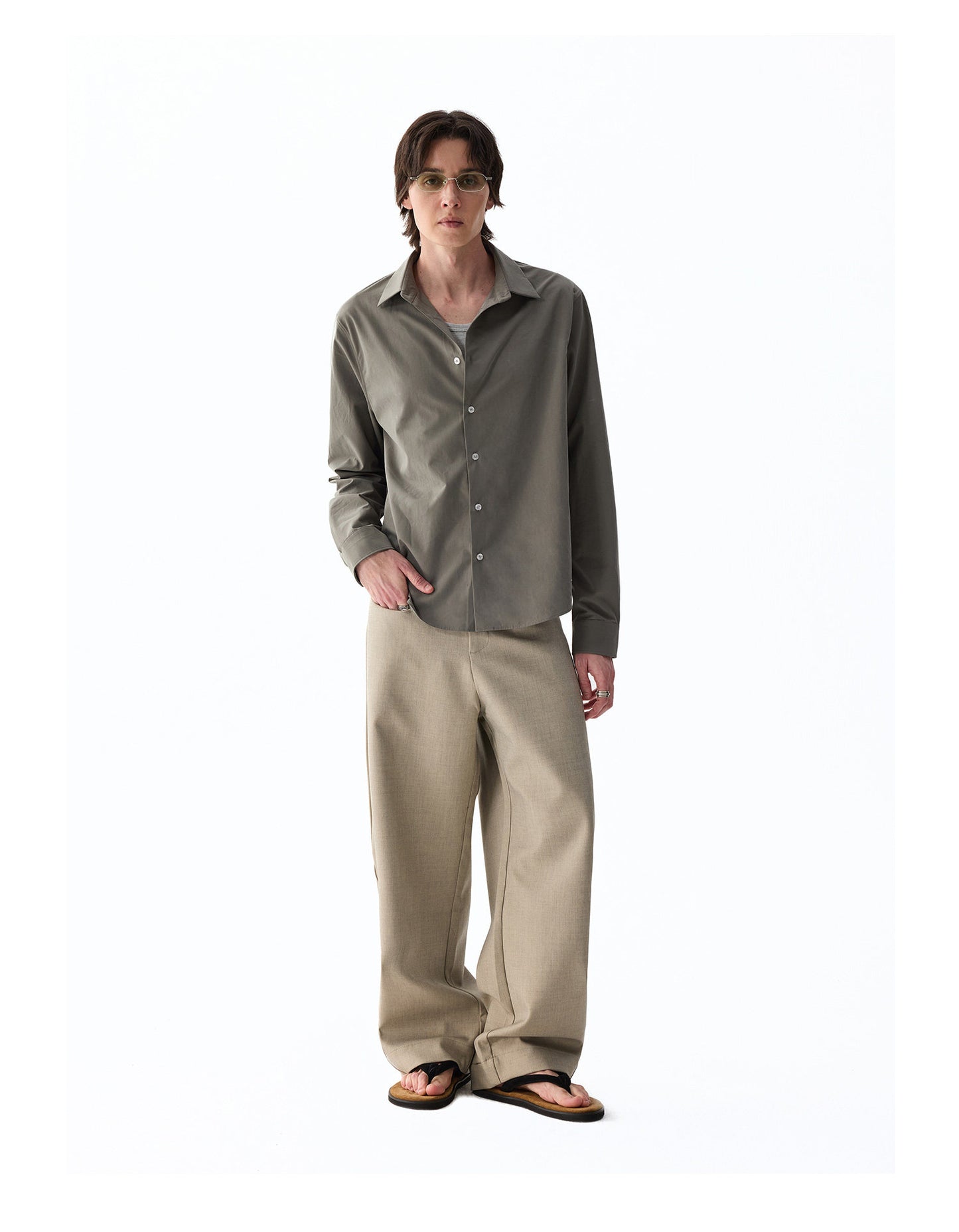 Minimalist Short-Sleeve Shirt