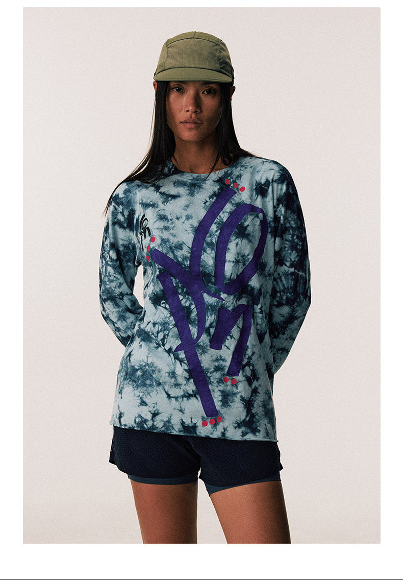 Graffiti Logo Tie-Dye T-Shirt