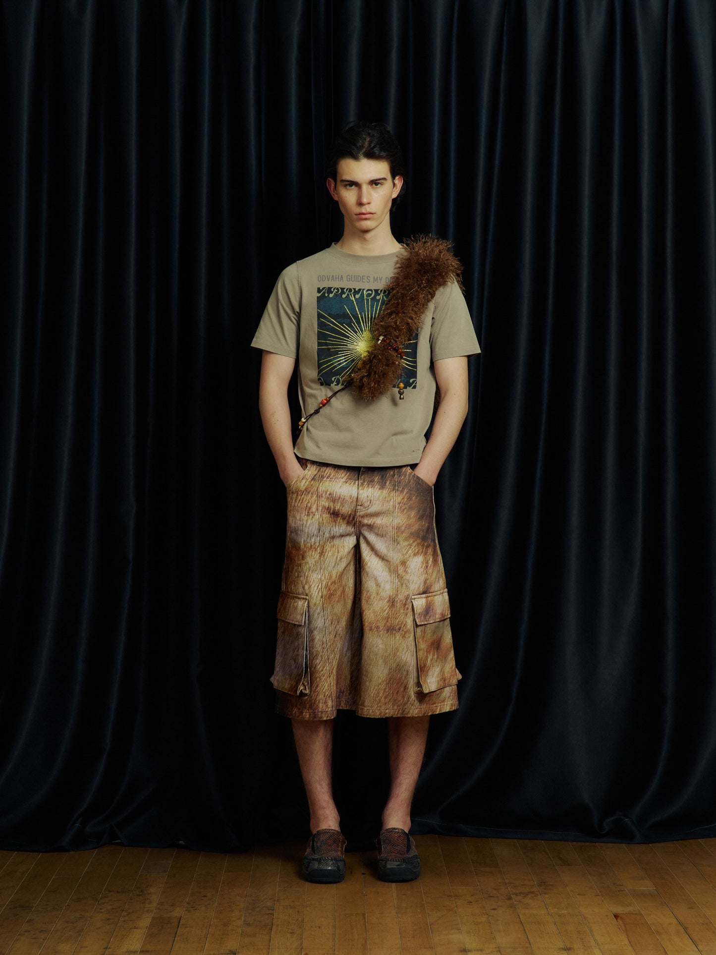 3D-Printed Denim Shorts