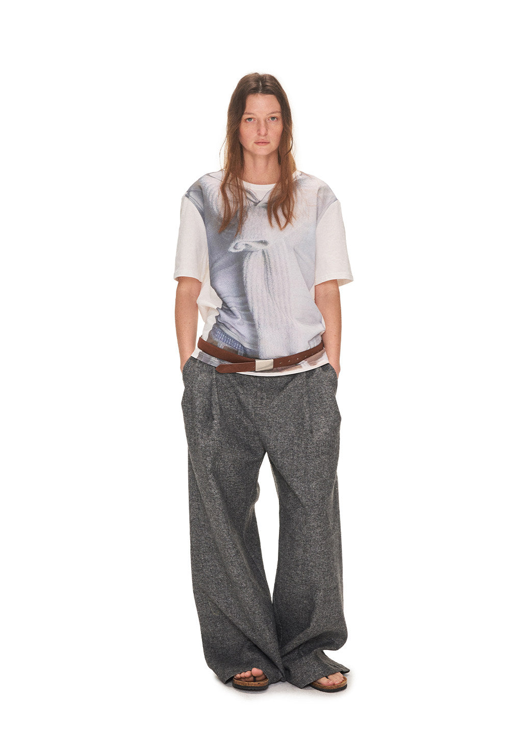 Loose-fit Casual Crew-Neck T-Shirt