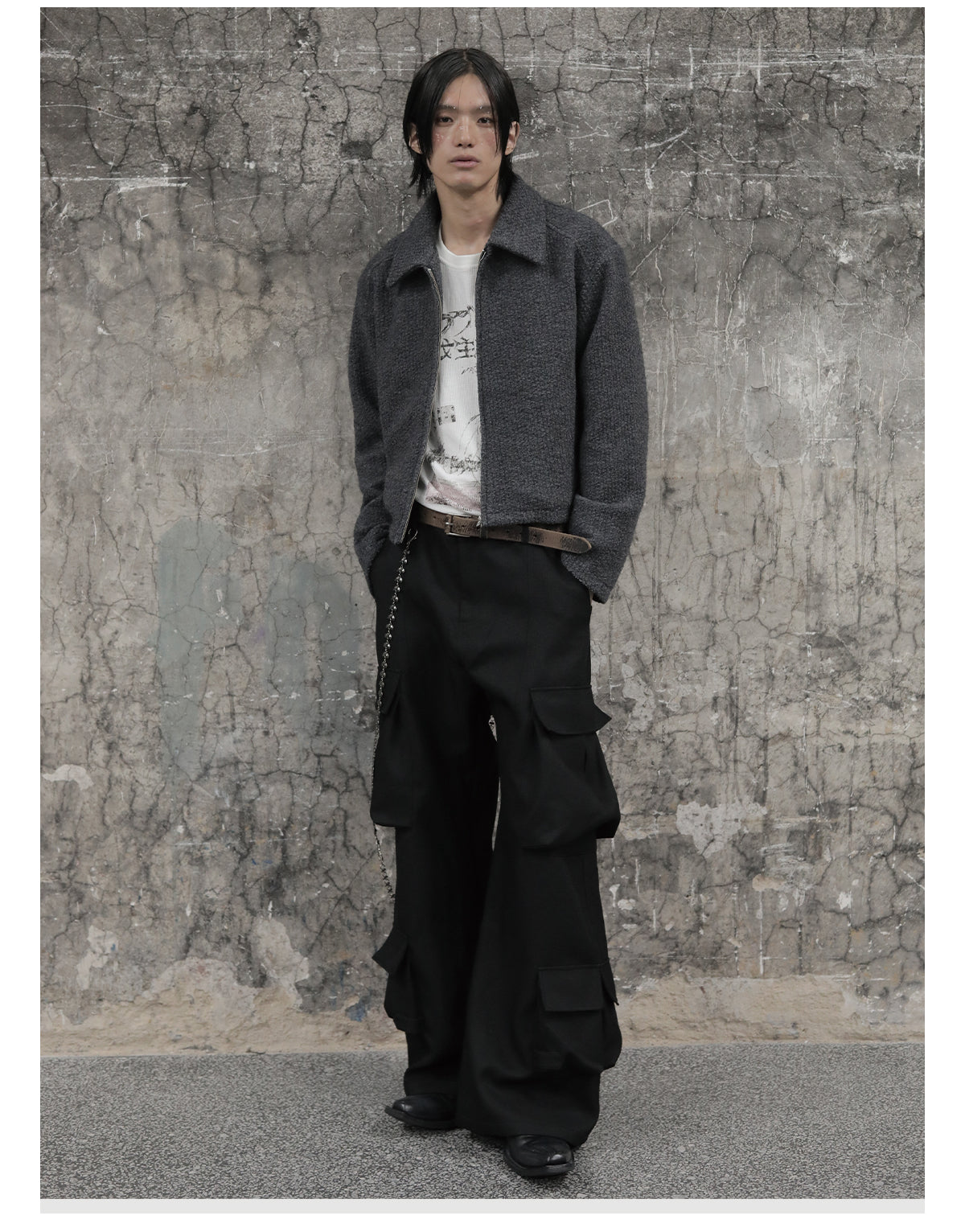 Multi-pocket casual pants