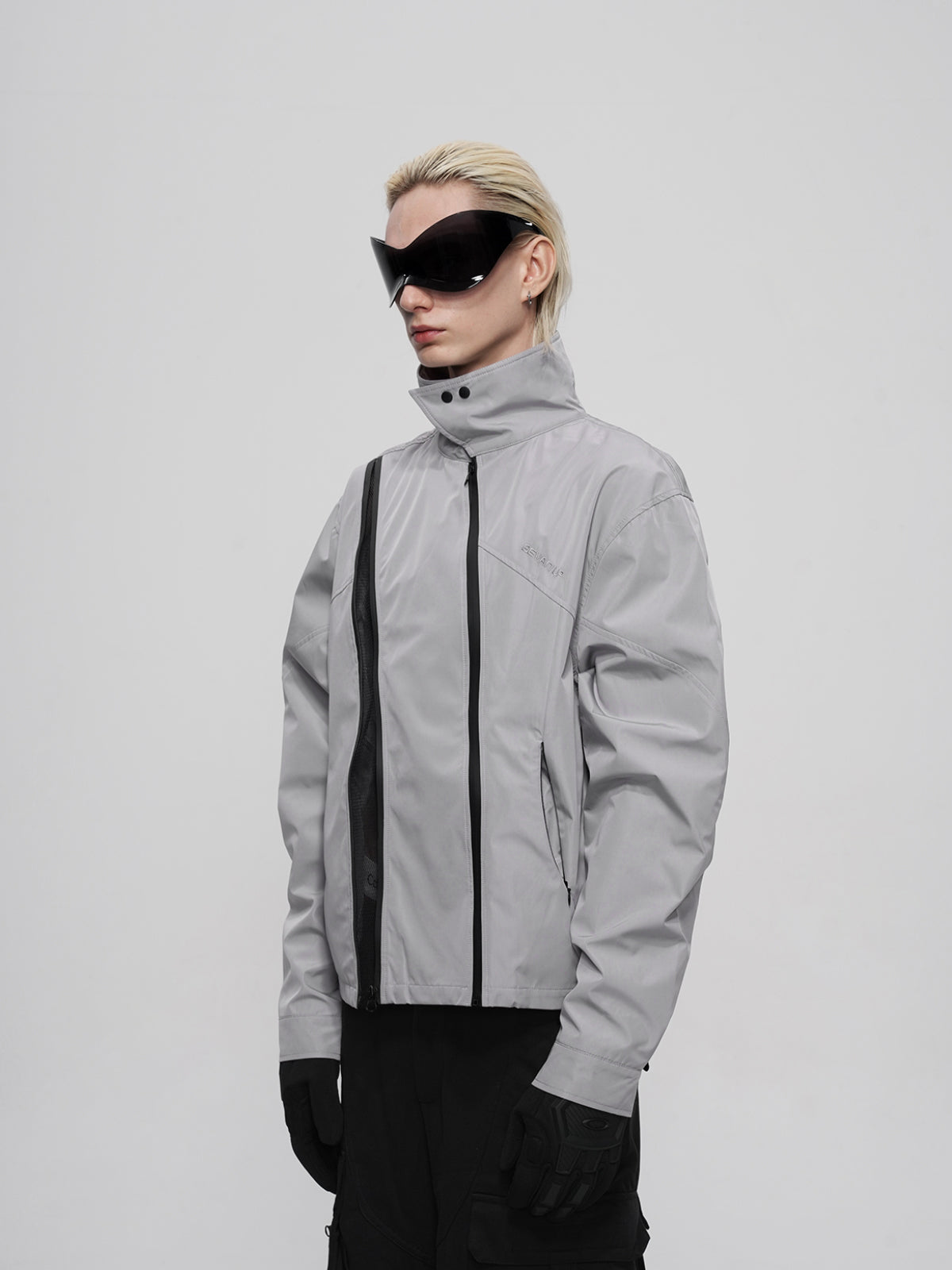 Waterproof Laminated High Neck Jacket