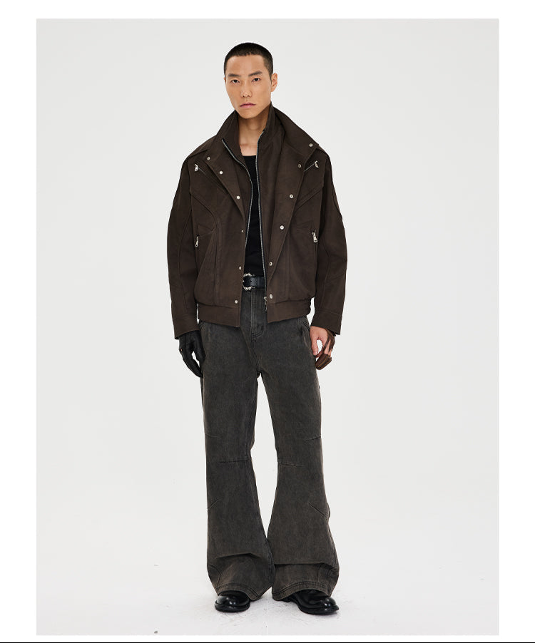 Unique Lapel Hunting Jacket