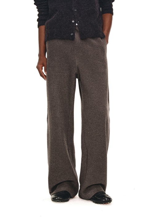 Merino Wool Knit Casual Pants