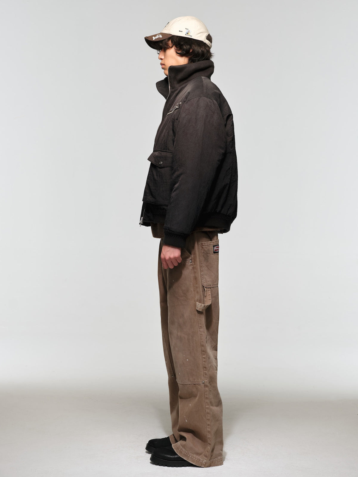 High-Neck Cotton Jacket