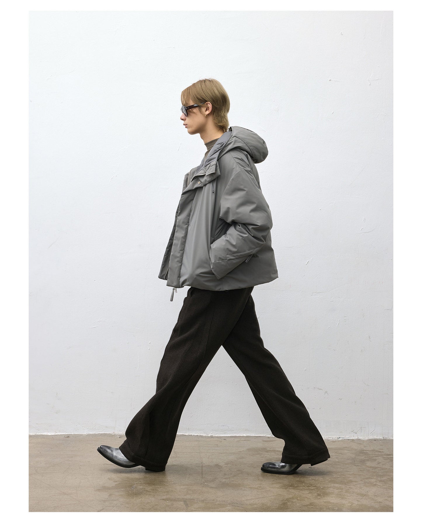 3D Hooded Windproof Insulated Down Jacket