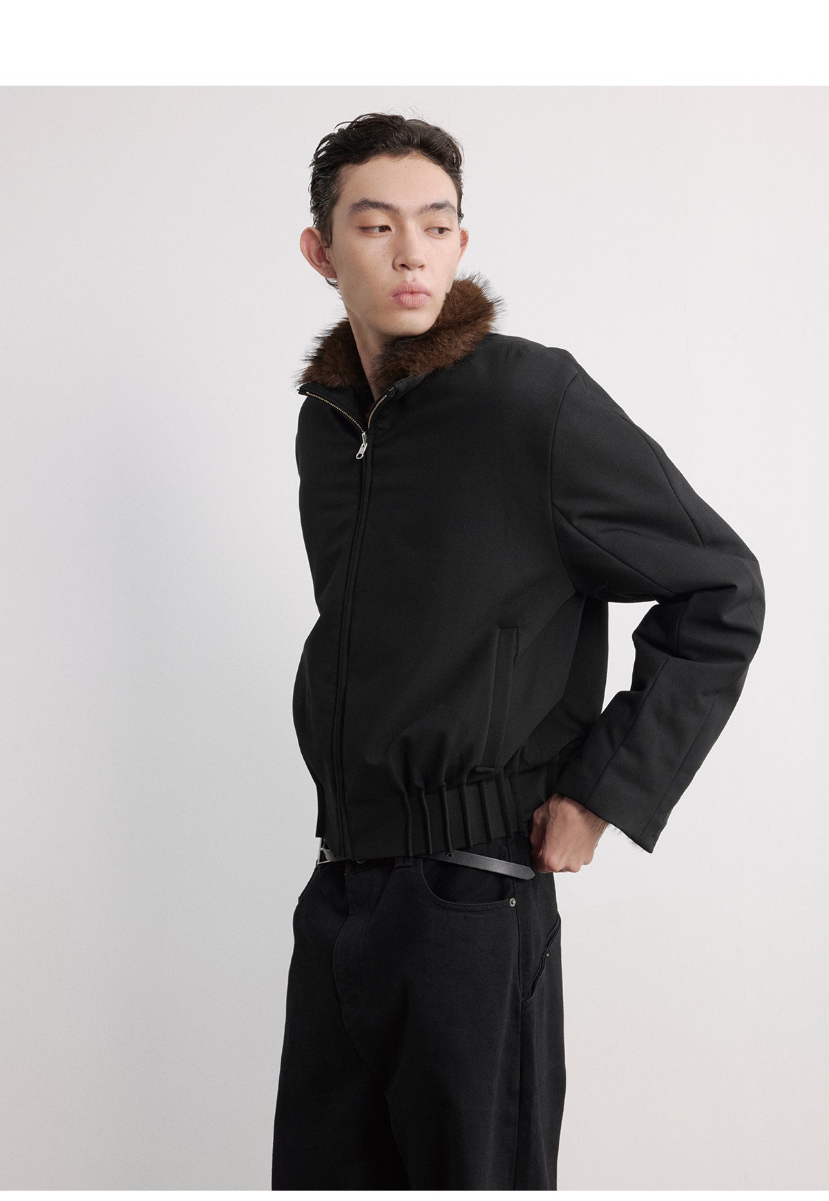 Reversible 3D Pleated Jacket