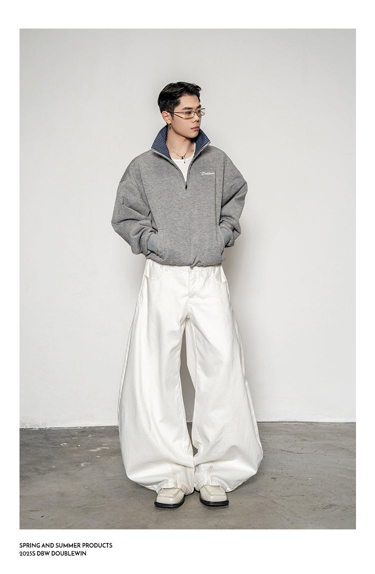 Stand Collar Sweatshirt