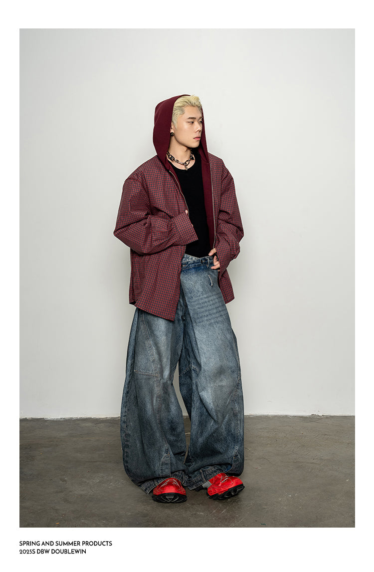 Air Layer Fake Two-Piece Sweatshirt