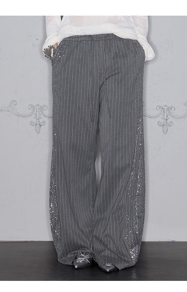 Striped Wide Leg Pants